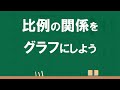 6年 比例③「比例のグラフ」ver.2