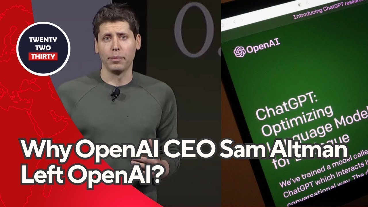 OpenAI Shakeup: CEO Sam Altman Fired! The Inside Story Revealed - YouTube