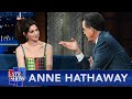 Anne Hathaway On Working, And Dancing, With Anthony Hopkins In 