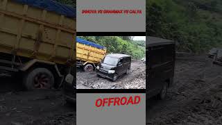 TOYOTA INNOVA VS DAIHATSU GRANMAX VS TOYOTA CALYA DI TANJAKAN BERLUMPUR #innova #granmax #calya