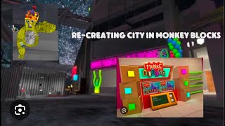 Re-creating city in monkey blocks.￼ #please sub this took so long