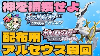 神をとらえろ！雑談しながらダイパリメイク年末配布用アルセウスを周回　ポケモンｓｖ　剣盾　ダイパ