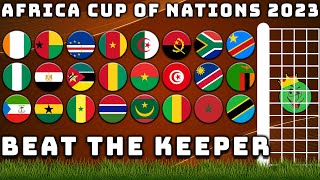 Africa Cup of Nations 2023 Beat the Keeper Marble Race Tournament / Marble Race King