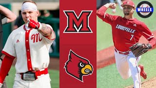 Miami (OH) vs #8 Louisville Highlights | 2023 College Baseball Highlights