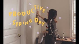 🌸a productive spring day!🌸