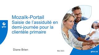 Webinaire Mozaïk-Portail  - Assiduité en demi-journée