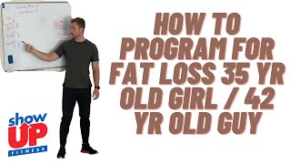 Fat loss program for 35 yr old girl & 42 yr old guy | Show Up Fitness LIVE ZOOM CLASS