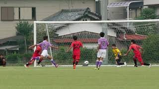 181013 静岡県高校サッカー選手権 1次トーナメント 3回戦 藤枝東vs伊東 前半7分 藤枝東 8栗山且椰 先制ゴール