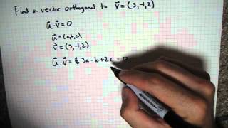 Find Orthogonal Vector