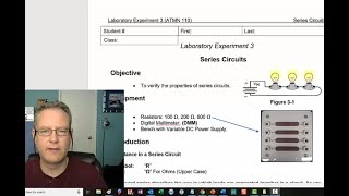 Lab 3 Series Circuits Walk Through
