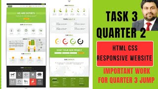 Task 3  HTML CSS  Website Quarter 3 qualify assignment || Governor Sindh IT Course