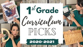 FIRST GRADE Homeschool CURRICULUM PICKS | 2020-2021 | Back to School Series | Gather Round & More