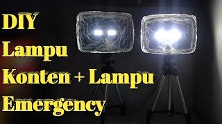 DIY Lampu Konten & Lampu Emergency