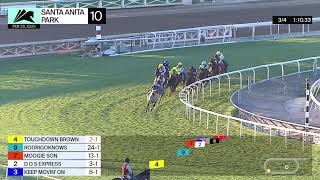 Touchdown Brown wins Race 10 on Sunday, February 23 at Santa Anita Park