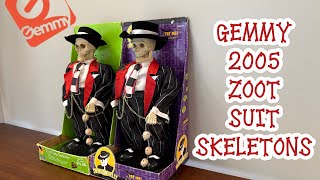 (Double Review!) Gemmy 2005 Zoot Suit Skeletons