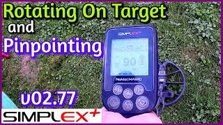 Nokta Simplex Demonstration/Turning on Target and Pinpointing