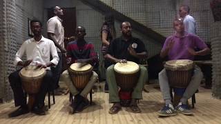 Kassa Dibon - practice video Sudan Drums