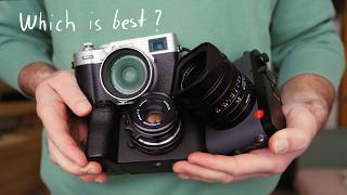 fuji vs sony vs leica