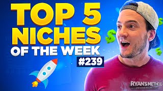 TOP 5 NICHES 🔥 Print on Demand Niche Research # 239 — (12/22/2024)