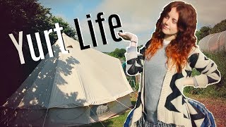 Camping in Cornwall YURT LIFE! | Travel Vlog