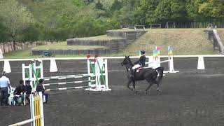 第40回関東学生馬術OB競技大会　OB競技　中障害D飛越競技　菅原　権太郎　桜鎧　JO