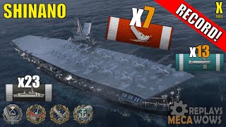 Aircraft Carrier Shinano 7 Kills & 289k Damage | World of Warships Gameplay