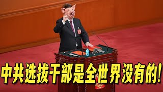 中共选拔干部是全世界没有的！