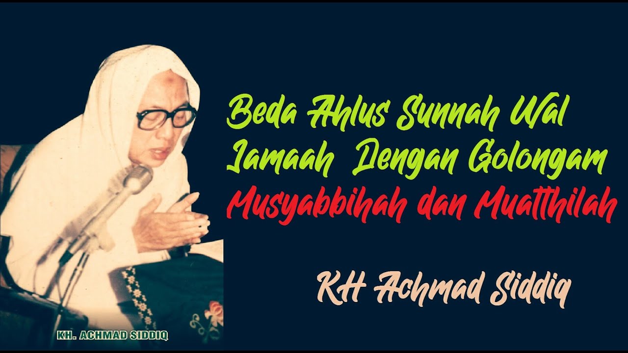 U07 B2 Beda Ahlus Sunnah Wal Jamaah Dengan Golongam Musyabbihah Dan ...