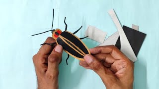 Making A Glowing Firefly With Cardboard And Paper | Decor crafts