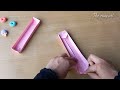 diy paper pencil box paper pencil box without glue no glue paper craft no glue pencil box