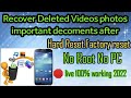 How to recover data from android phone after hard reset | Recover data after hard reset Trend Tricks