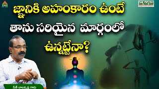 SatyaDarshanam| జ్ఞానికి అహంకారం ఉంటే తాను సరియైన  మార్గంలో ఉన్నట్టేనా?|SethBalakrishna |AnchorMLRam