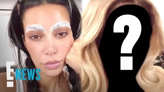 Kim Kardashian Looks Unrecognizable With Bleached Eyebrows | E! News