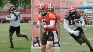 First Look At Odell & Baker Mayfield CONNECTION At Minicamp 👀