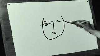 Watch Picasso Draw a Face (4K)