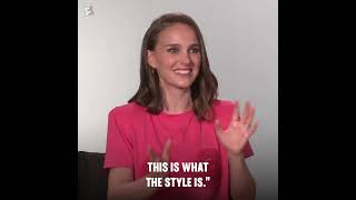 Natalie Portman and Tessa Thompson on What it Was Like Working Together Again #shorts