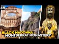 Black Madonna. Montserrat Monastery 4K