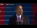 barack obama speech what storms may come president obama the inauguration bbc news