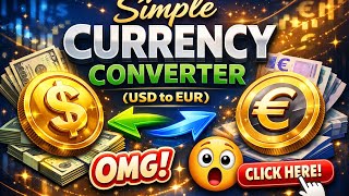 Build a Simple Currency Converter in Java 💱 | USD to EUR (Beginner Friendly)