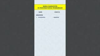 Jumlah kabupaten/kota di Papua Pegunungan. #provinsipapuapegunungan