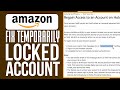 How To Fix Amazon Temporarily Locked Account (2024) Amazon Account Problem Solved!