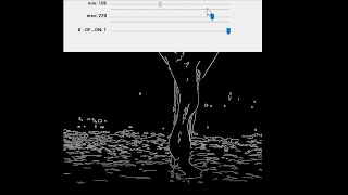 Setting threshold values for canny edge detector using trackbars in OpenCV