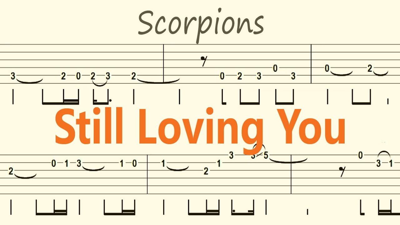 Still Loving You / Scorpions / Guitar Solo Tab+BackingTrack - YouTube