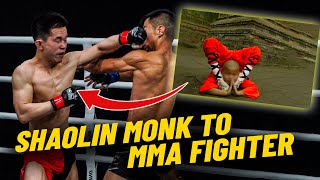 This SHAOLIN MONK Turned MMA Fighter Is A BEAST 🤯