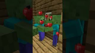 MINECRAFT ON 1000 PING When Zombies Attack Villagers - Monster School Minecraft Animation