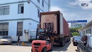 WNJ TK-690 6AXIS CNC Spring Coiling Machine shipment in summer