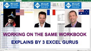 Work on the same worksheet with many users at the same time