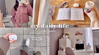 my productive daily life👩🏻‍💻⛅️ work hard, eat well｜outing,  cooking, morning activities