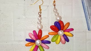multi colour earrings hand made ideas for earrings #diy #diyjewelry #colourfuljewellery #