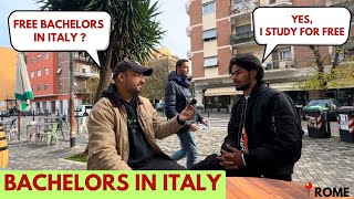 Bachelors in Italy in 2025 | Indian Student experience in Italy